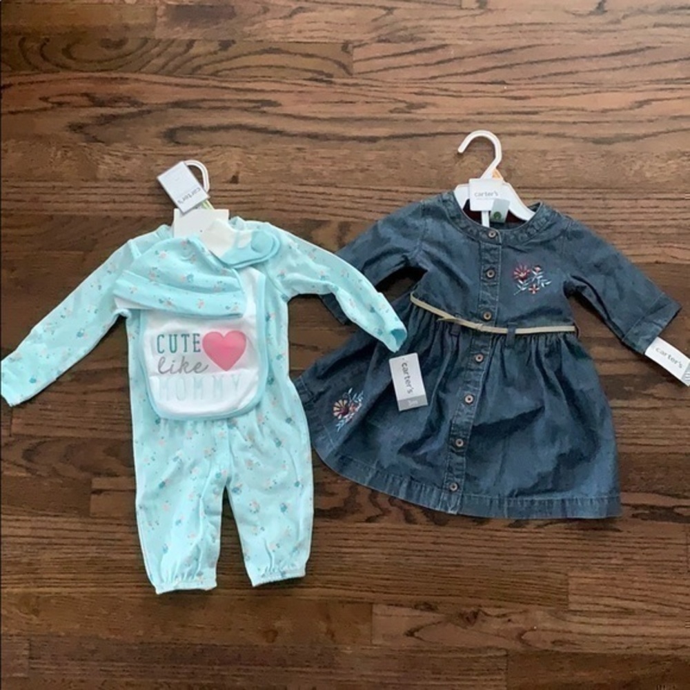 Carters girls‎ dress and sleeper